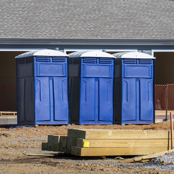 how can i report damages or issues with the portable restrooms during my rental period in Hamilton PA